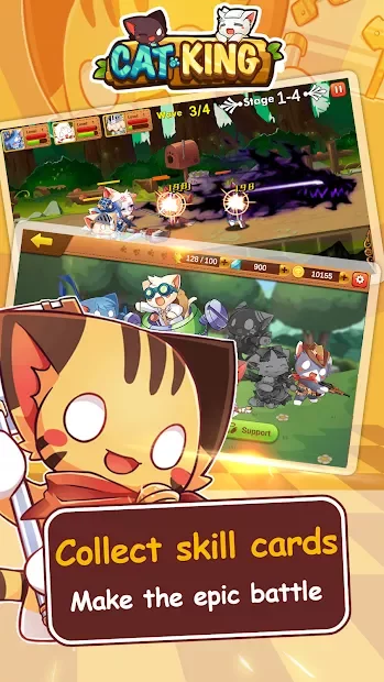 Cats King - Dog Wars: RPG Summoner Cat Game screenshot