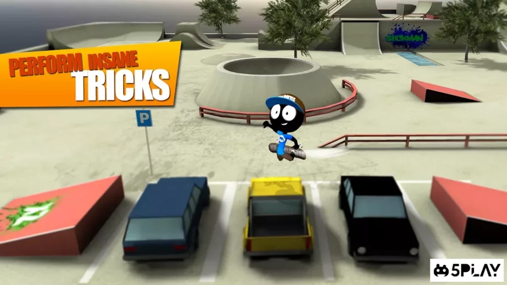 Stickman Skate Battle screenshot
