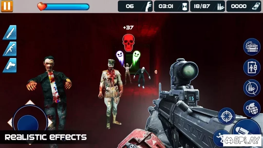 Настоящий охотник за зомби 2 : стрельба из в Хэлло screenshot