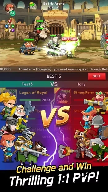 Wonder Heroes : Endless War screenshot