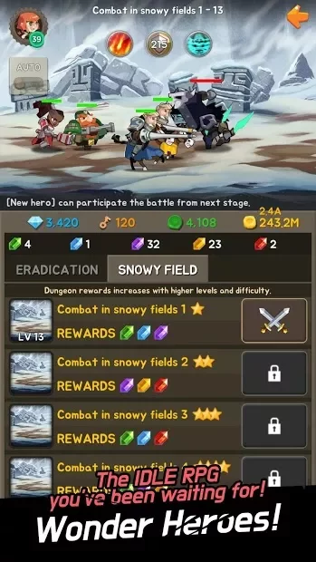 Wonder Heroes : Endless War screenshot