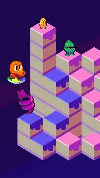 Q*bert screenshot