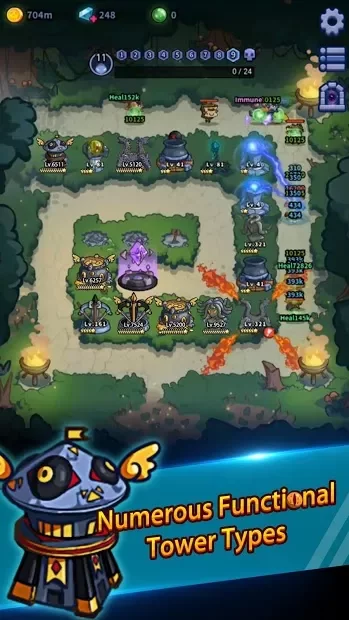 Idle Defense: Dark Forest screenshot