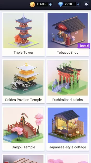 Pocket World 3D - Assemble models unique puzzle screenshot