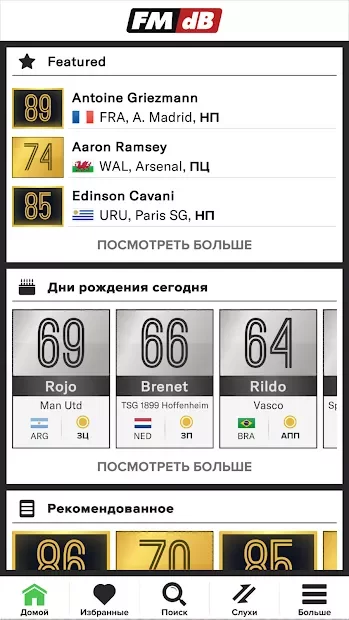 FMdB - Футбольная база screenshot