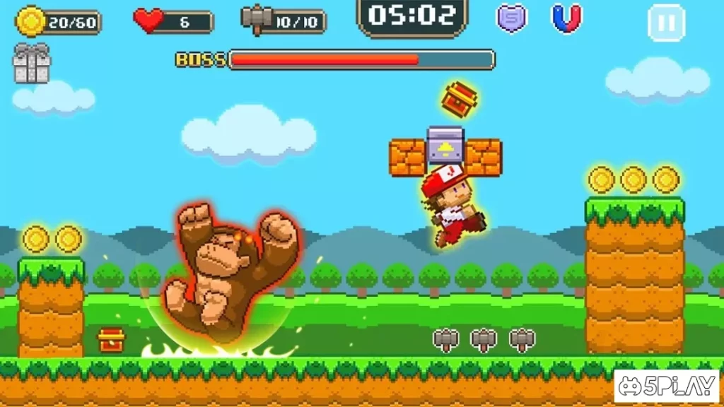 пиксель Перейти - супер прыжок screenshot
