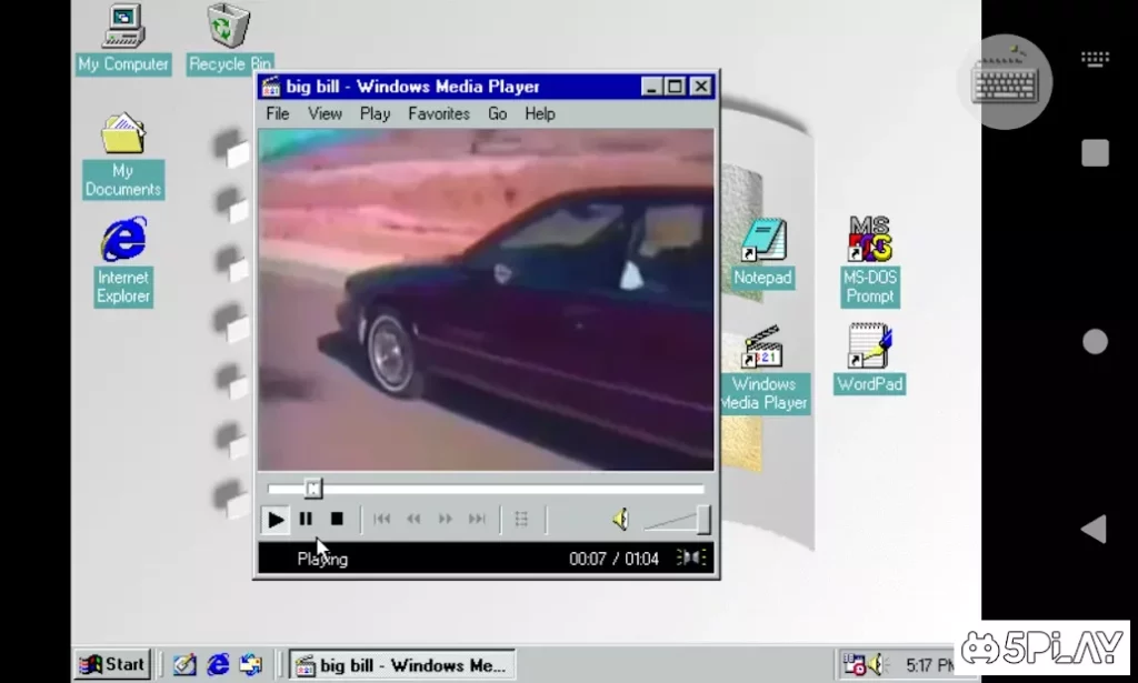Win 98 Simulator screenshot