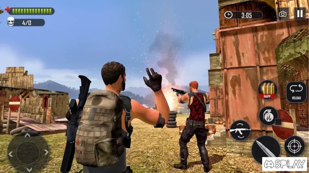 Battleground Fire : Free Shooting Games 2019 screenshot