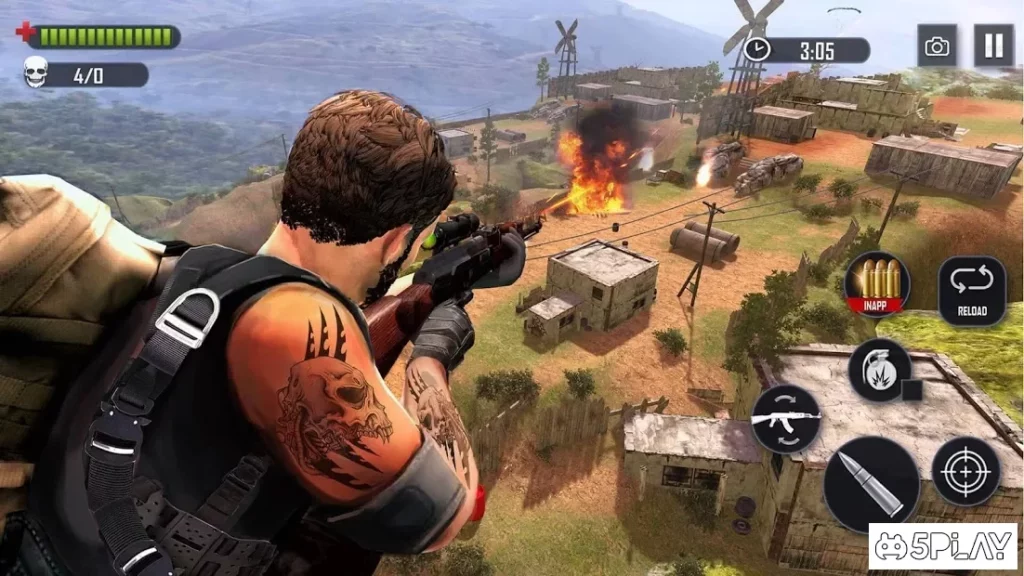 Battleground Fire : Free Shooting Games 2019 screenshot