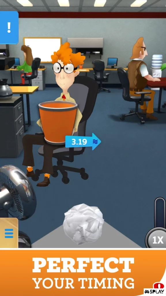 Paper Toss Boss screenshot