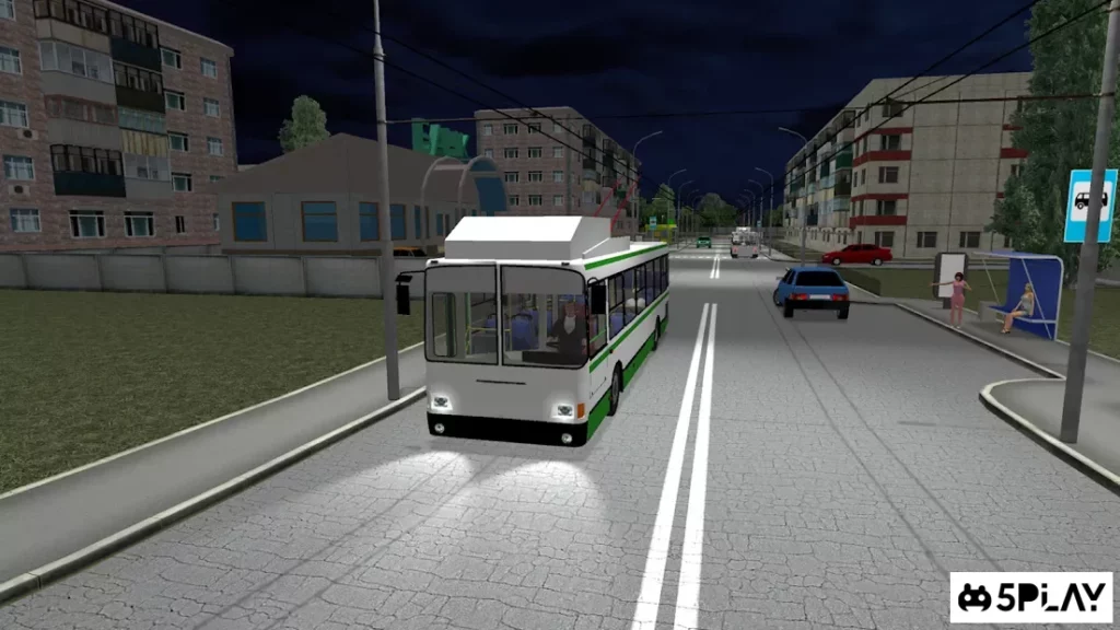 Симулятор троллейбуса 3D 2018 screenshot