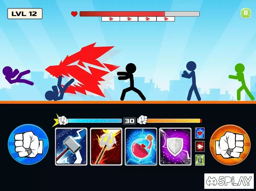 Stickman Fighter: Mega Brawl screenshot