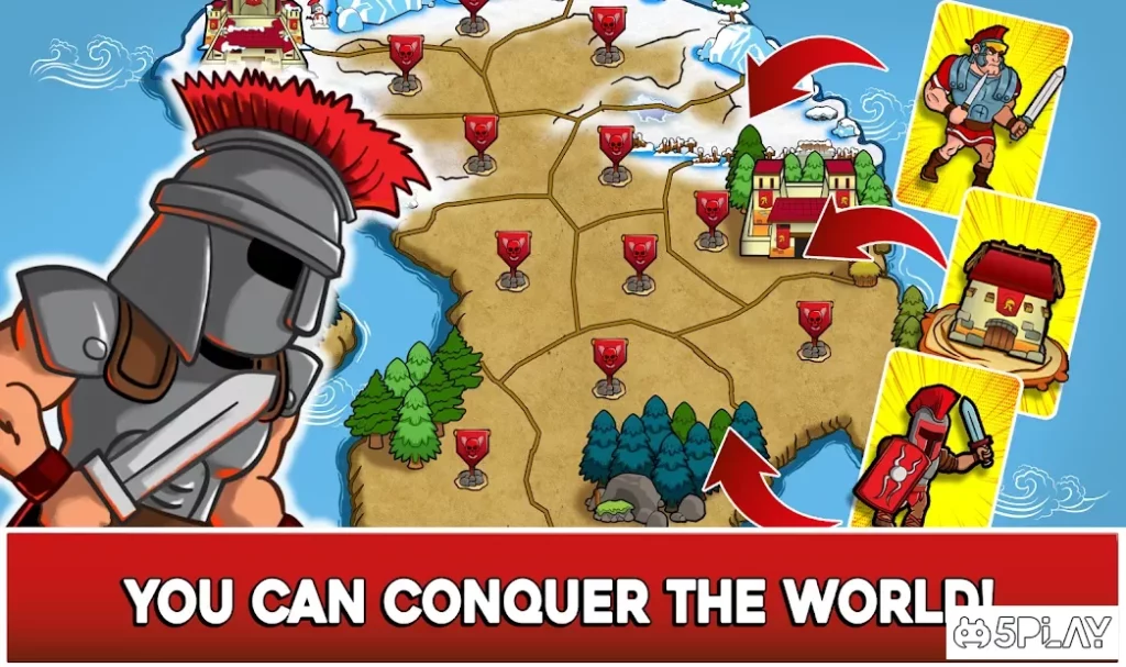 Empire Rush: Rome Wars & Defense (Tower Game) screenshot