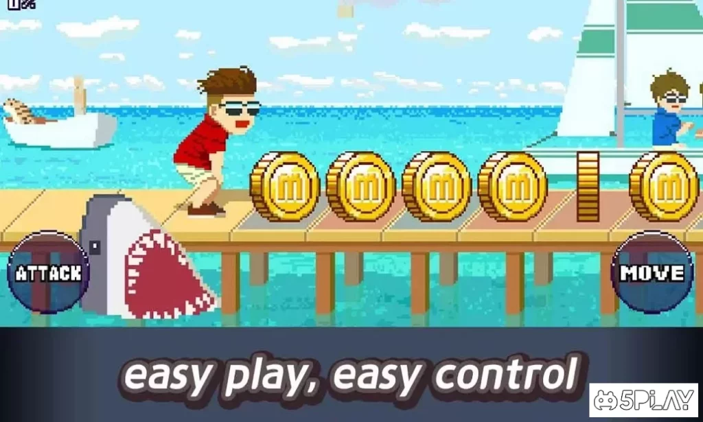 Maldives Friends : Pixel Flappy Fighter screenshot