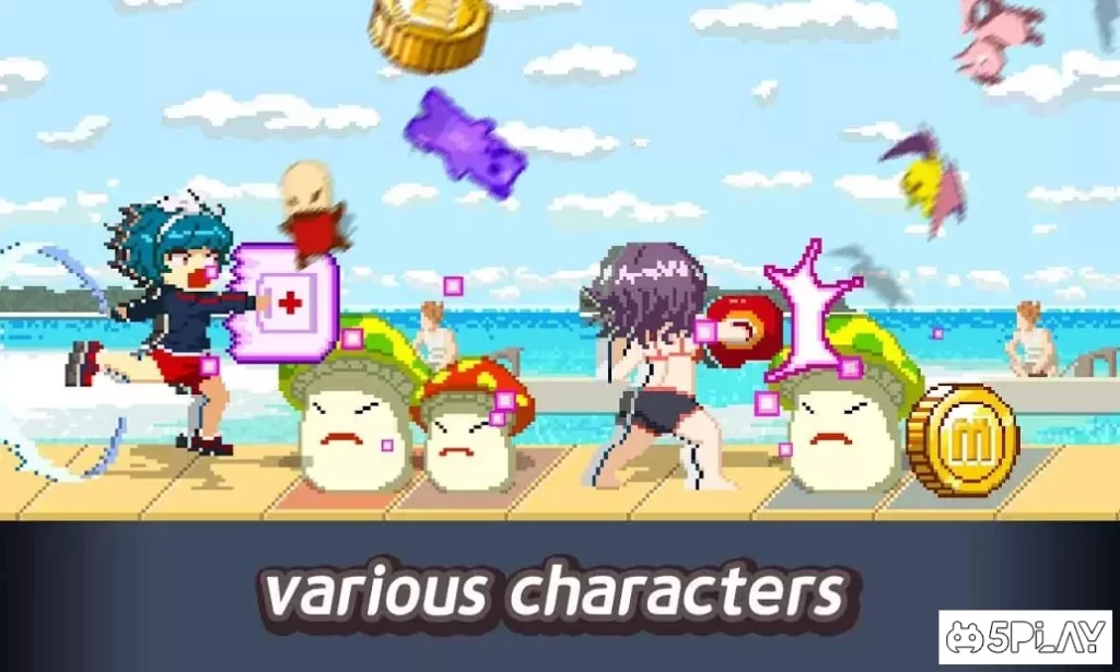 Maldives Friends : Pixel Flappy Fighter screenshot