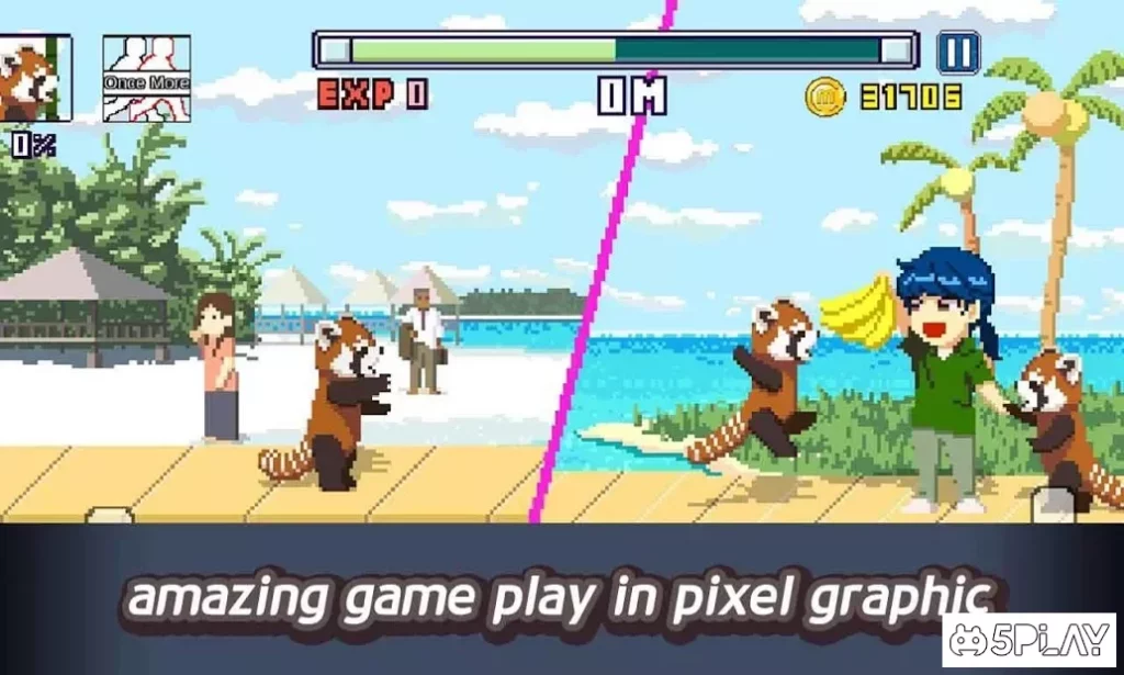 Maldives Friends : Pixel Flappy Fighter screenshot