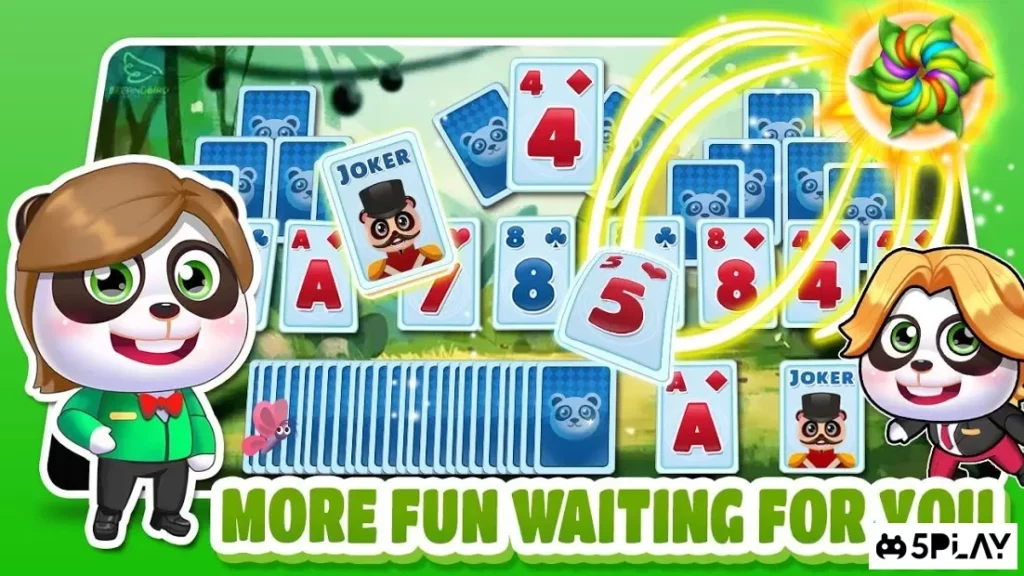 Solitaire Idle Panda screenshot