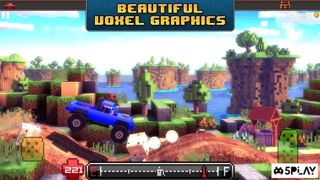 Blocky Roads screenshot
