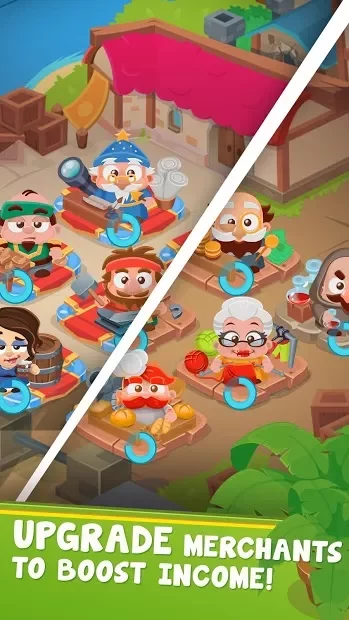 Idle Merchants - Fantasy Trading Empire screenshot