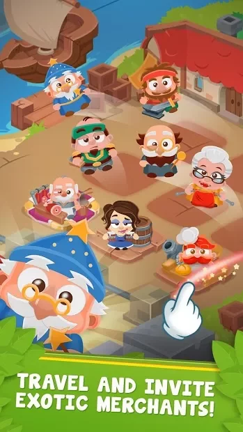 Idle Merchants - Fantasy Trading Empire screenshot