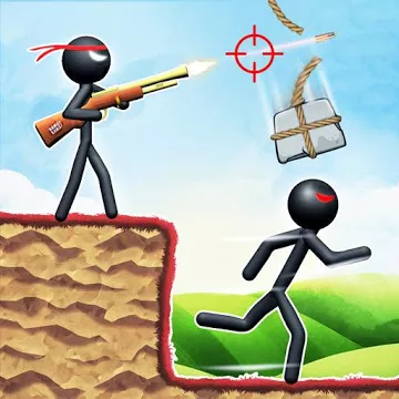 Stickman Reborn - Free Puzzle Shooting Games 2020 icon