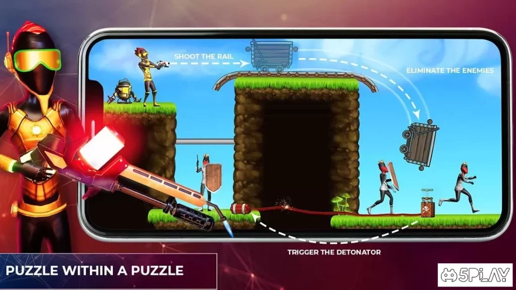 Stickman Reborn - Free Puzzle Shooting Games 2020 screenshot
