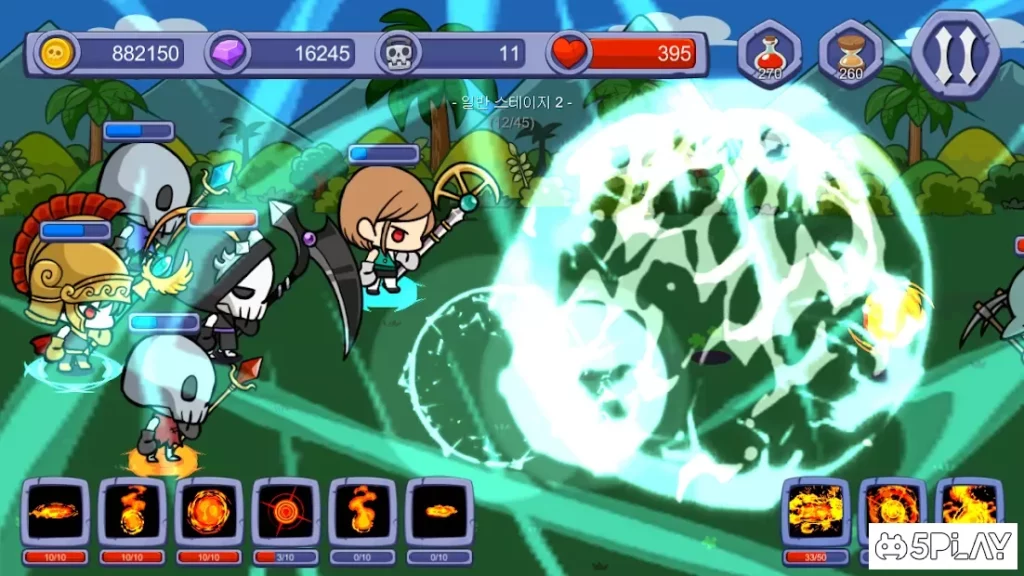 Skull Magician : Grow Ultimate Magic : Tap Clicker screenshot
