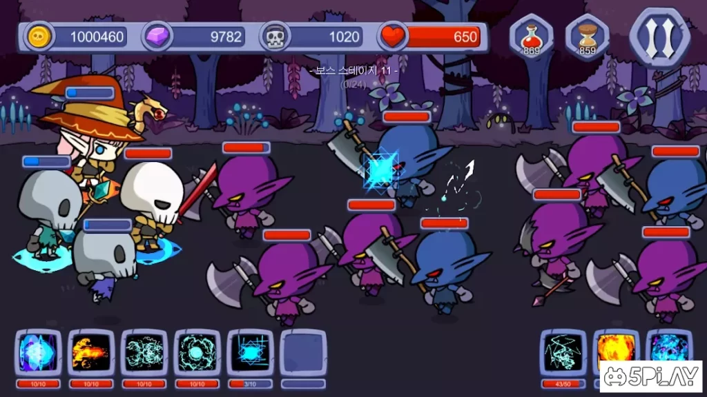 Skull Magician : Grow Ultimate Magic : Tap Clicker screenshot