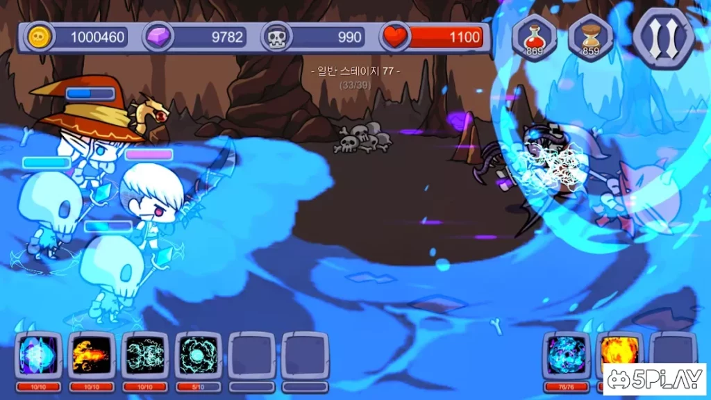 Skull Magician : Grow Ultimate Magic : Tap Clicker screenshot