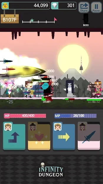 Бесконечность подземелье screenshot
