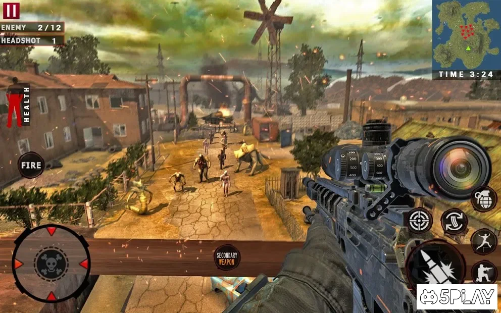 Zombie Target Dead Trigger screenshot