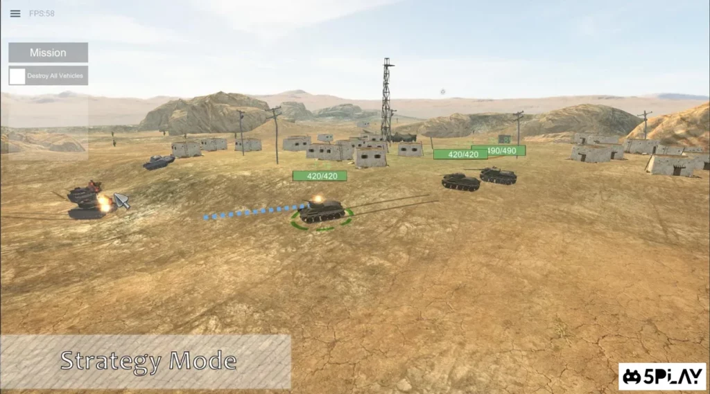 Panzer War screenshot
