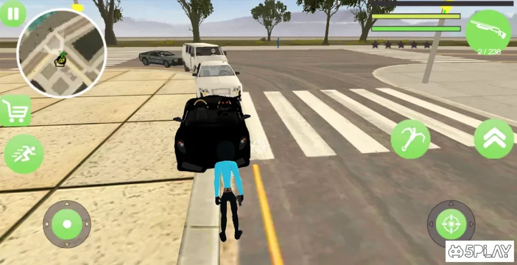 Police Stickman Rope Hero Gangstar Crime Mafia screenshot