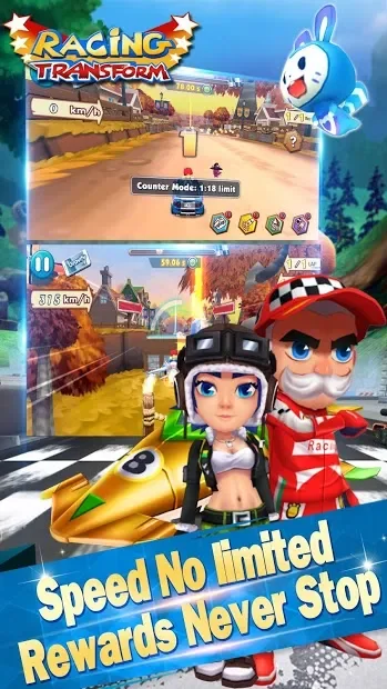 Racing Transform - Skyland Race screenshot