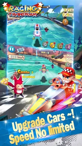 Racing Transform - Skyland Race screenshot
