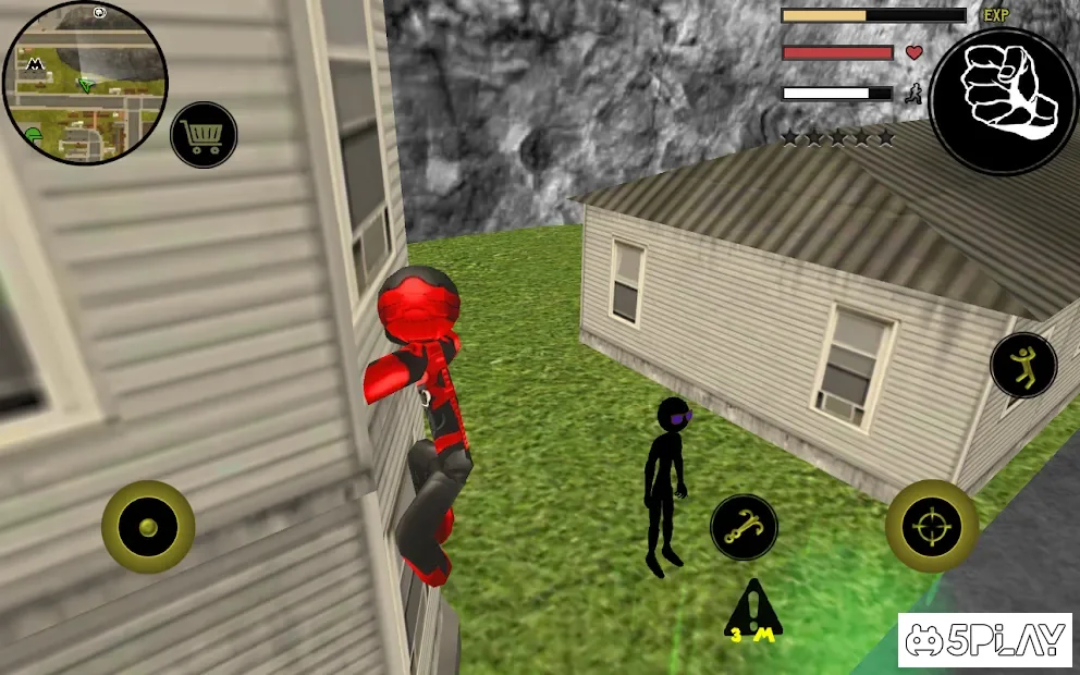 Stickman Rope Hero screenshot