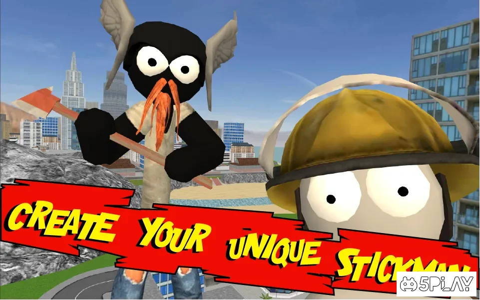 Stickman Rope Hero screenshot