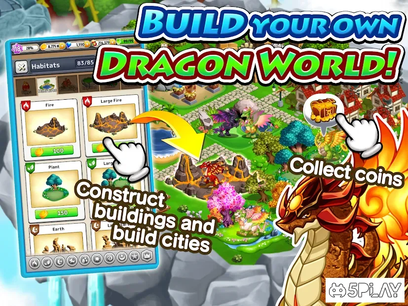 Dragon Paradise: City Sim Game screenshot
