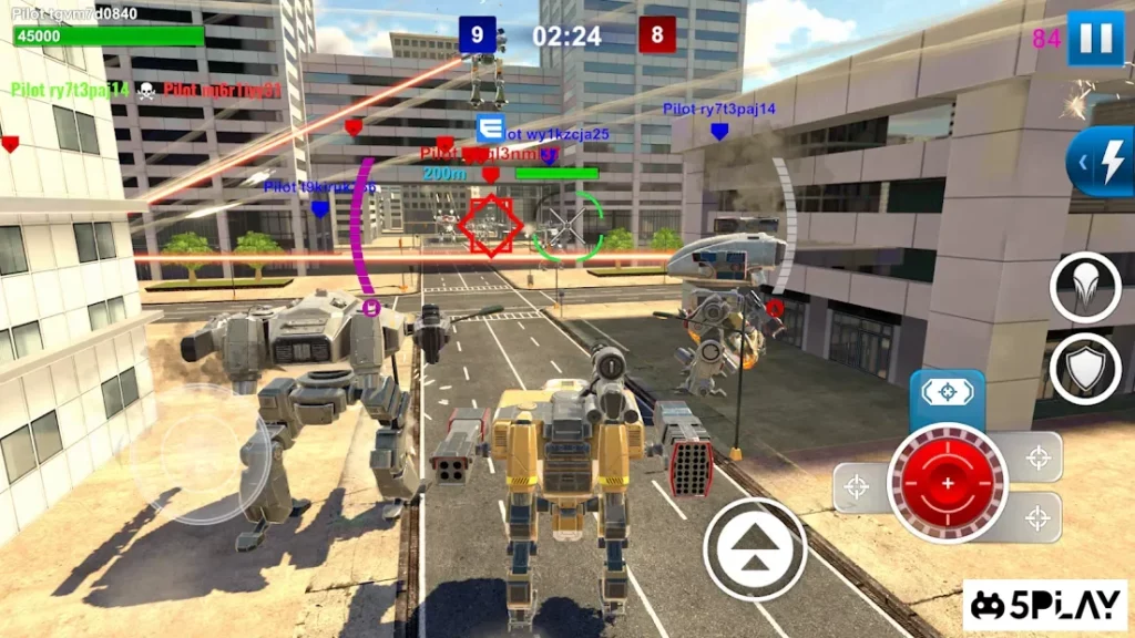 Mech Wars: многопользовательская битва роботов screenshot