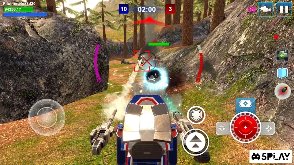 Mech Wars: многопользовательская битва роботов screenshot