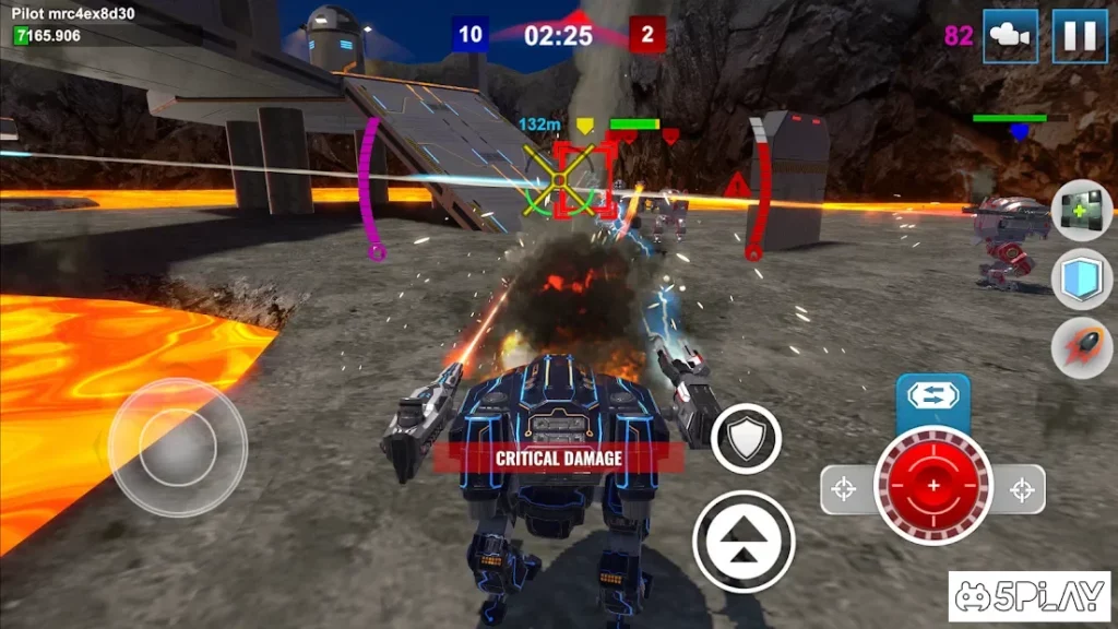 Mech Wars: многопользовательская битва роботов screenshot