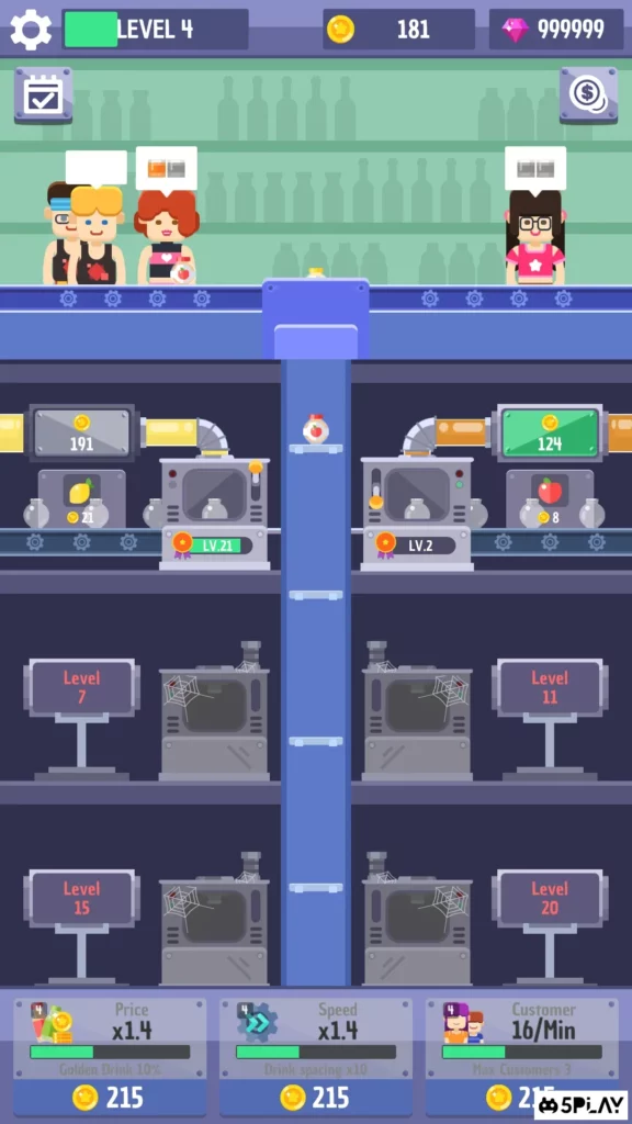 Drink Factory Idle Game screenshot