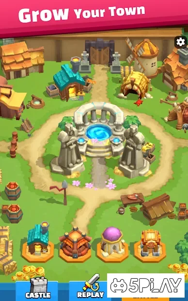 Wild Castle: 3D Offline Strategy Defender TD screenshot