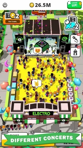 Idle Concert screenshot