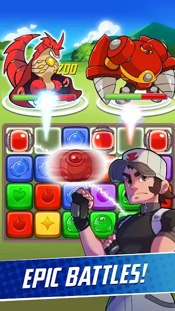 Phoenix Rangers: Puzzle RPG screenshot