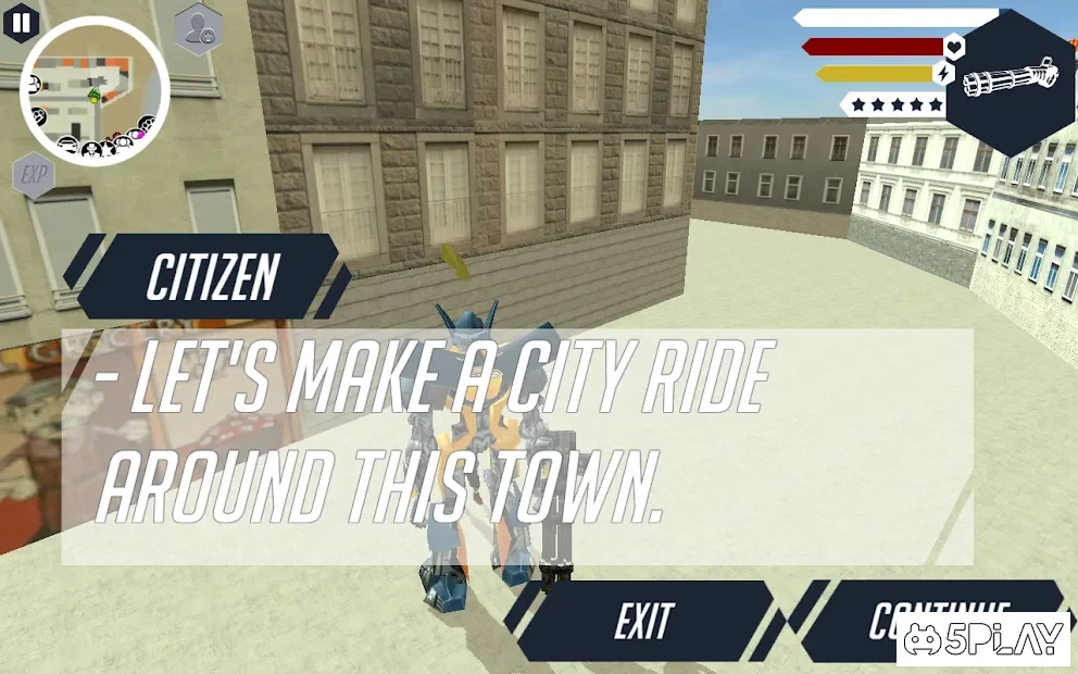 Muscule Car Robot screenshot