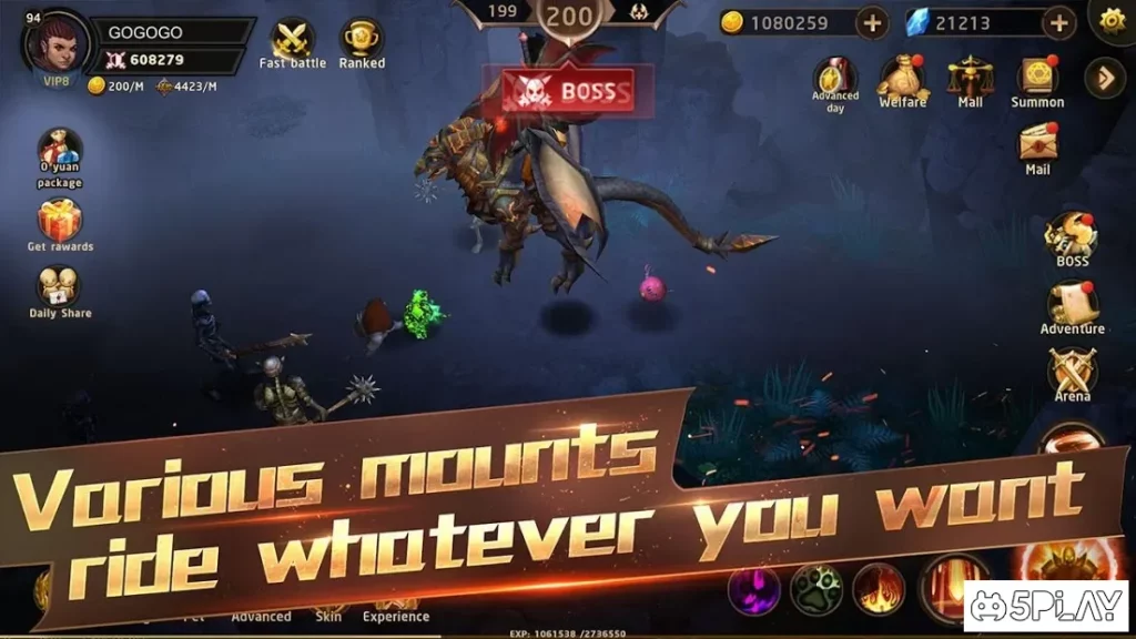 Hunter Legend : Chaos dungeons - Idle RPG screenshot