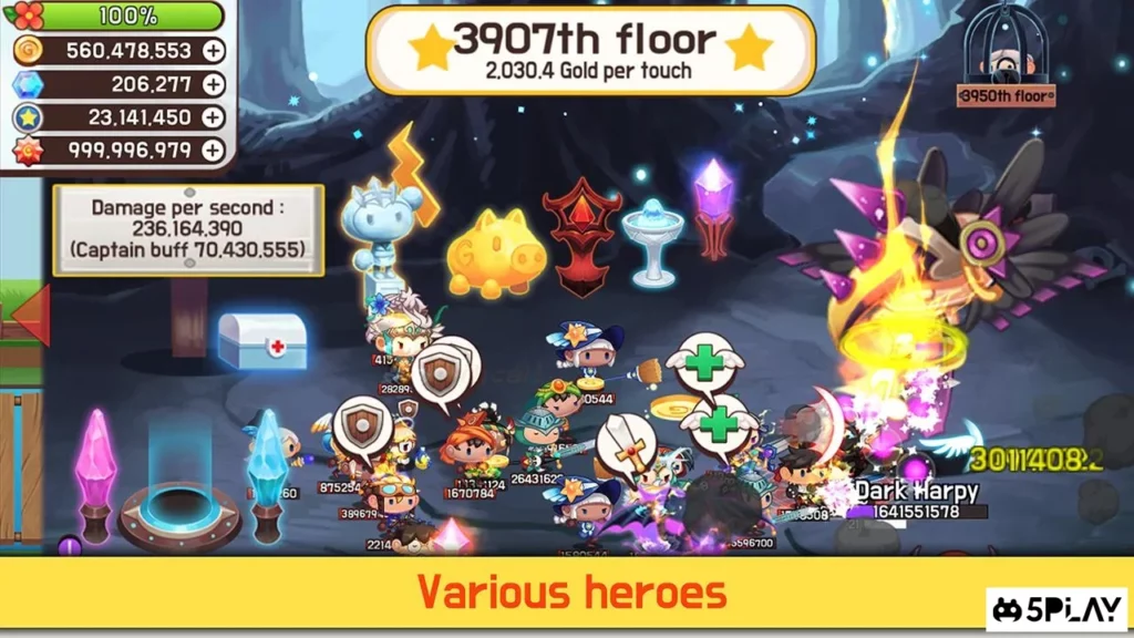 Tap Town Premium (idle RPG) screenshot