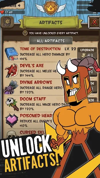 Idle Hero TD - Fantasy Tower Defense screenshot