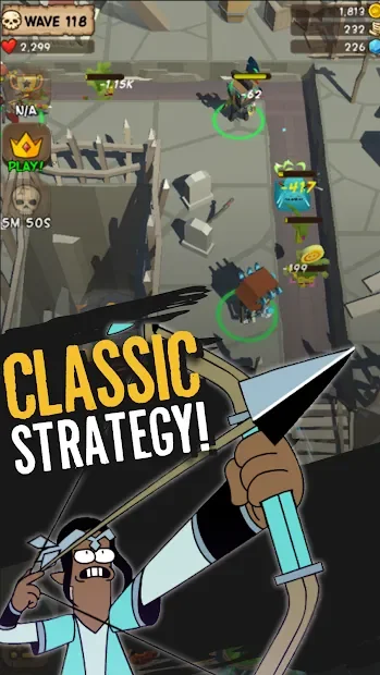 Idle Hero TD - Fantasy Tower Defense screenshot